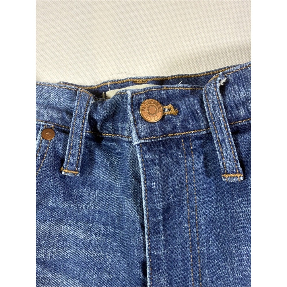 Madewell The Slim Boyjean Floral Embroidered High Rise Straight Leg Jeans 30 - Picture 8 of 16